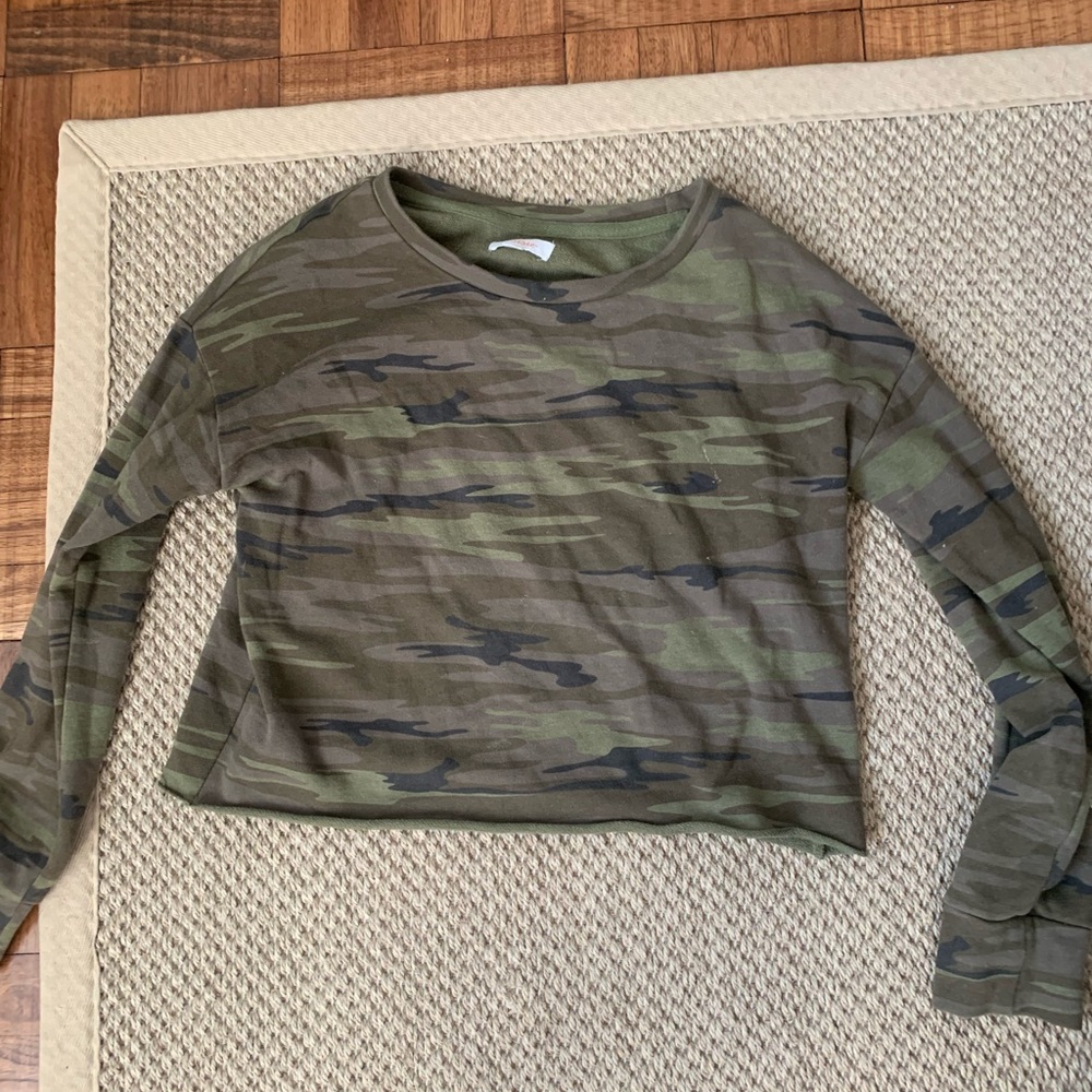 Cropped sweatshirt
